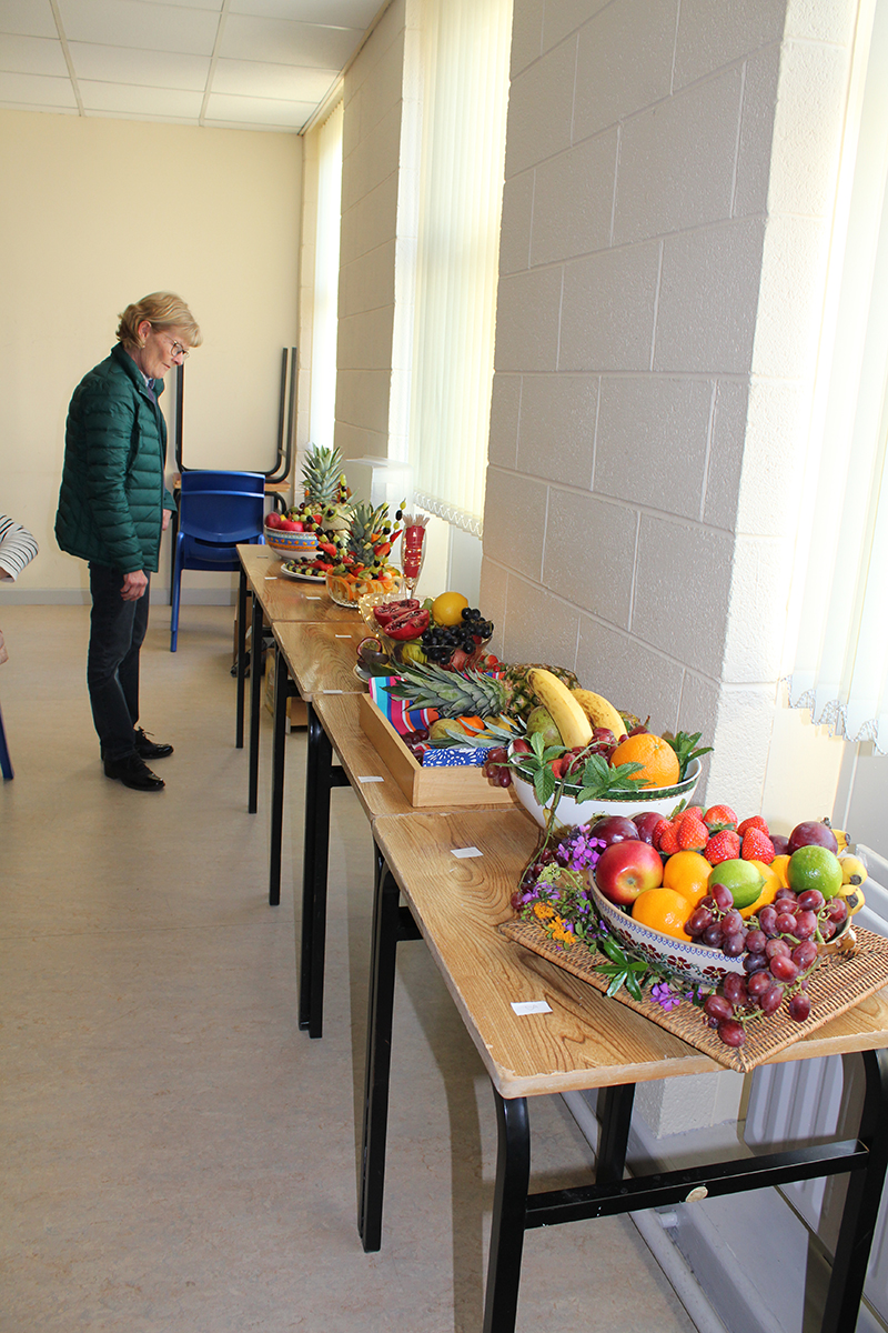 fruit display at ICA Wicklow Town Guild