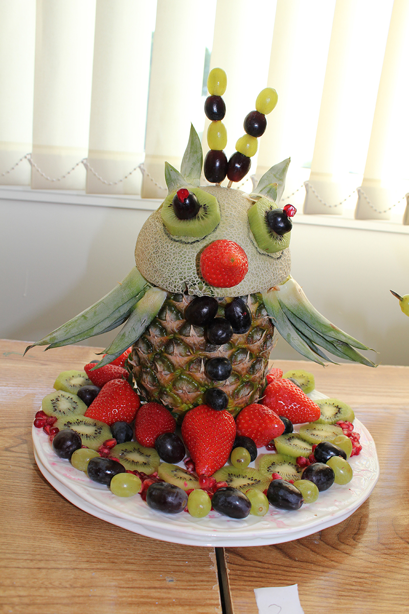 fruit display at ICA Wicklow Town Guild