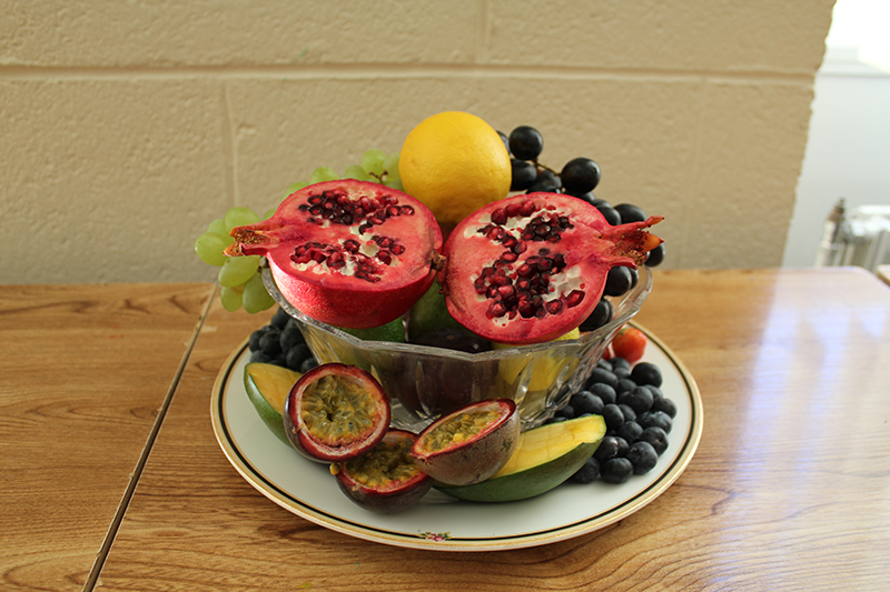 fruit display at ICA Wicklow Town Guild