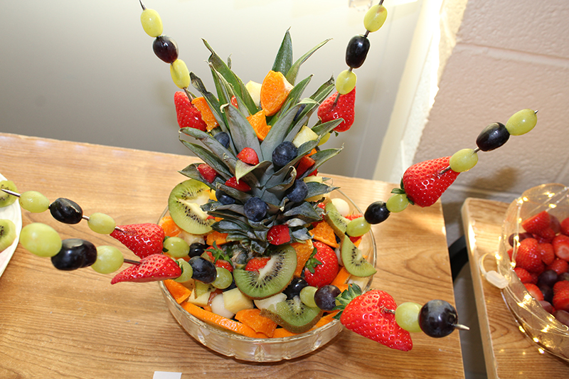 fruit display at ICA Wicklow Town Guild
