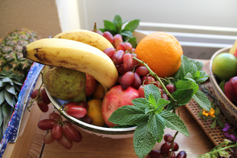 fruit display at ICA Wicklow Town Guild