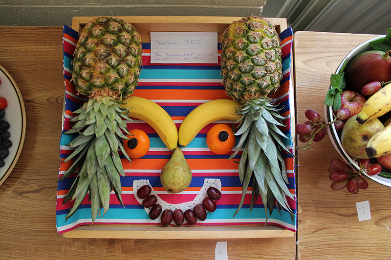 fruit display at ICA Wicklow Town Guild