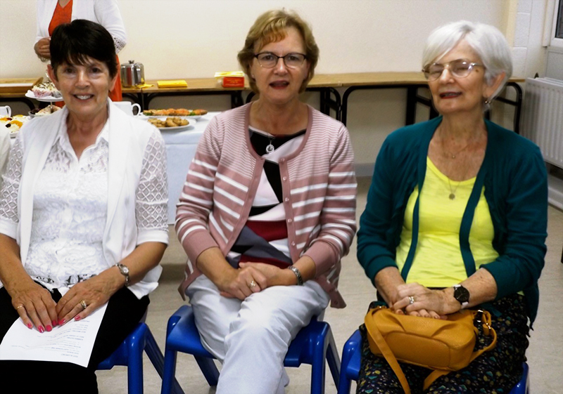 Members chatting at ICA Wicklow Town