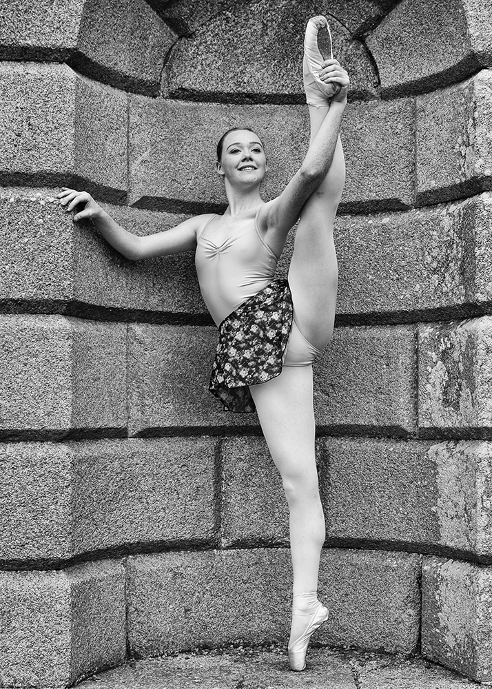 Ballet Dancer stretching
